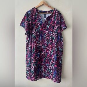 Swim 365 Longer Length Short-Sleeve Swim Tunic sz 24